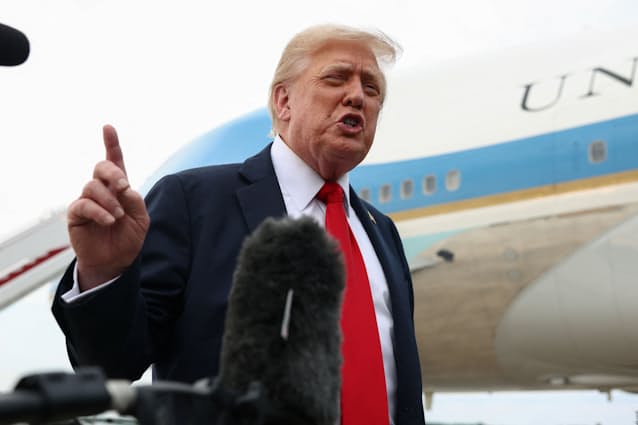 「日本が急速に方針を変化」　関税交渉でトランプ大統領